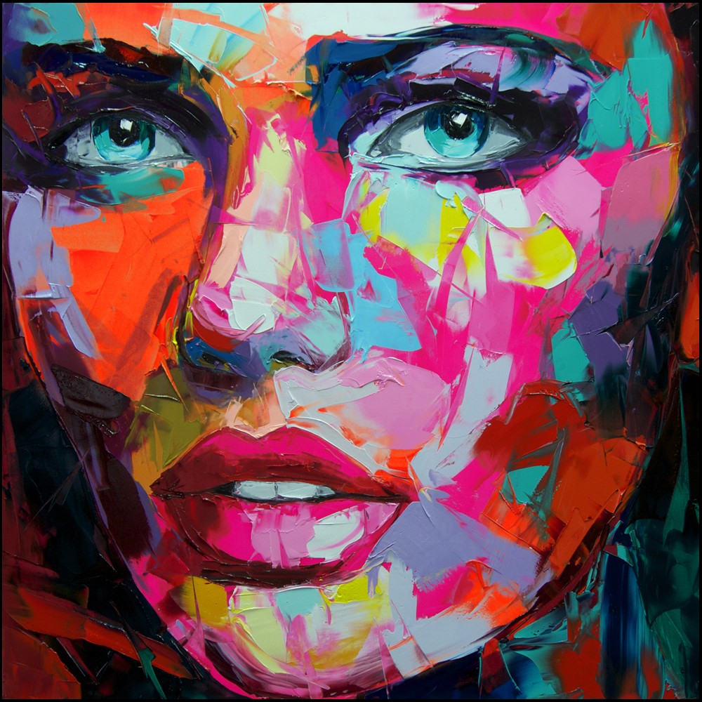 Francoise Nielly Portrait Palette Painting Expression Face115